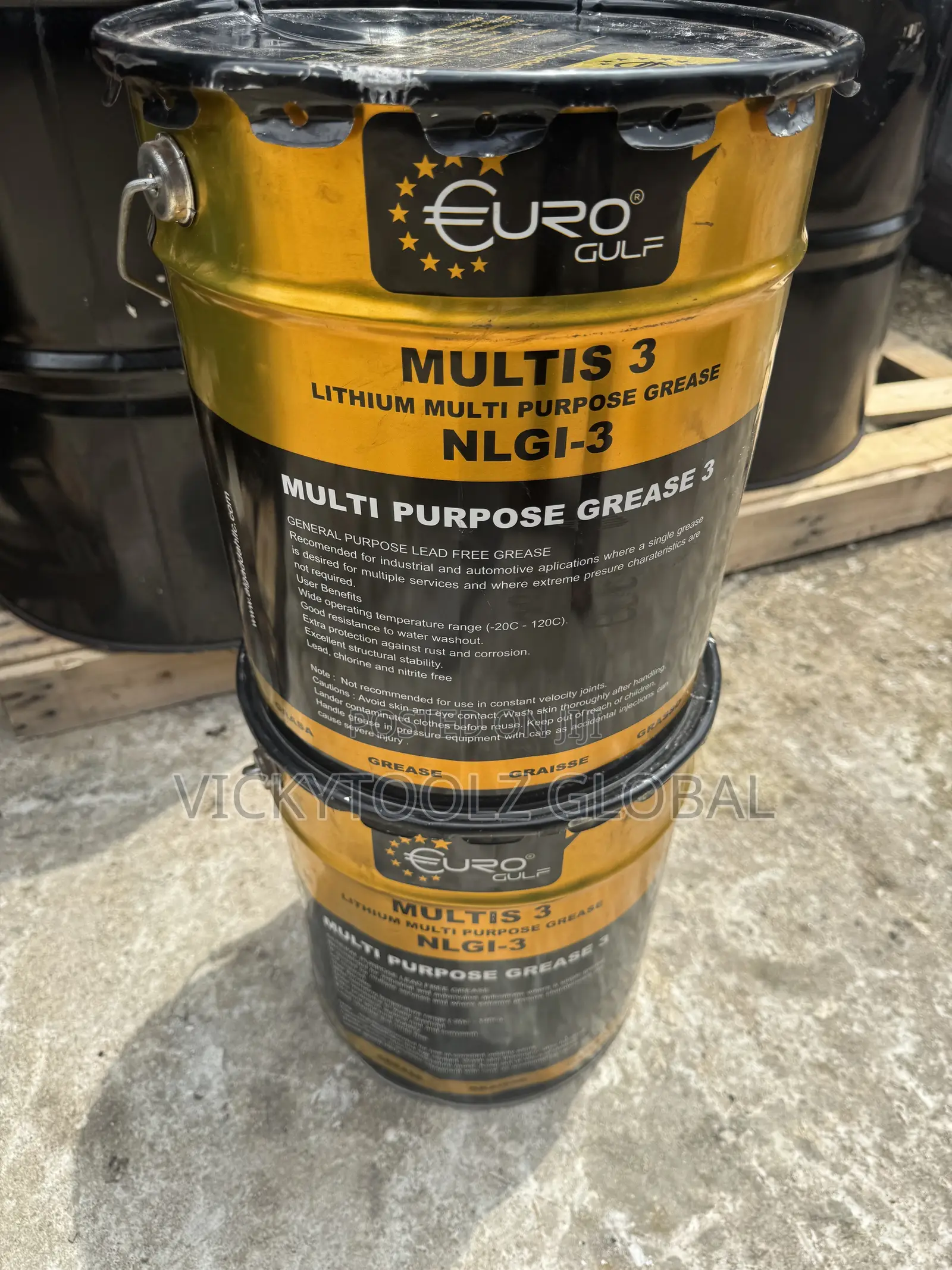 Euro Gulf Multis EP 3 (NLGI 3) 18Kg Lithium Grease
