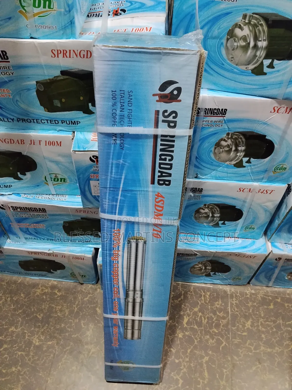 0.75hp Submersible Pump, Springdab