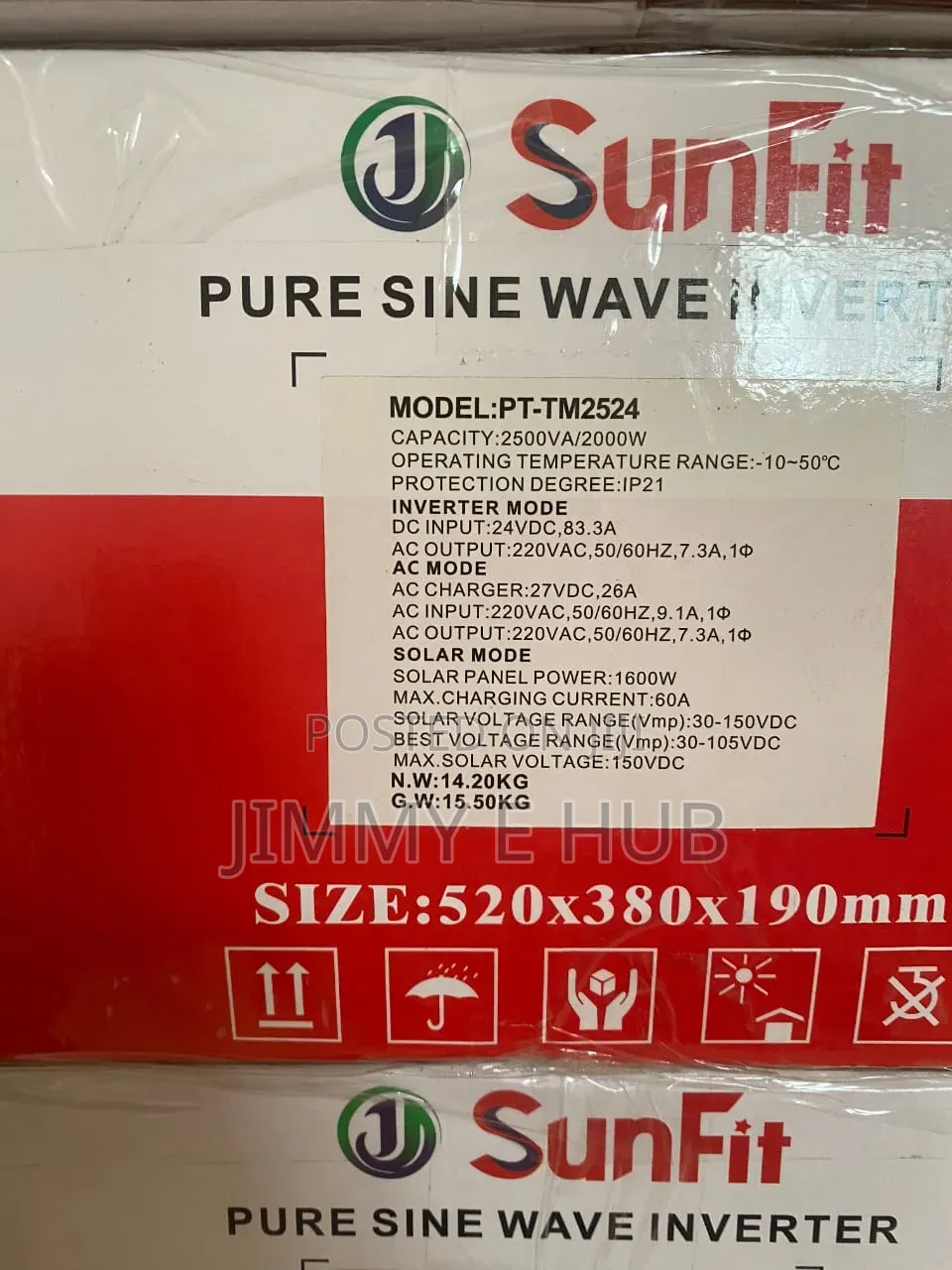 Sunfit 2.5kva Transformer Based Hybrid Inverter