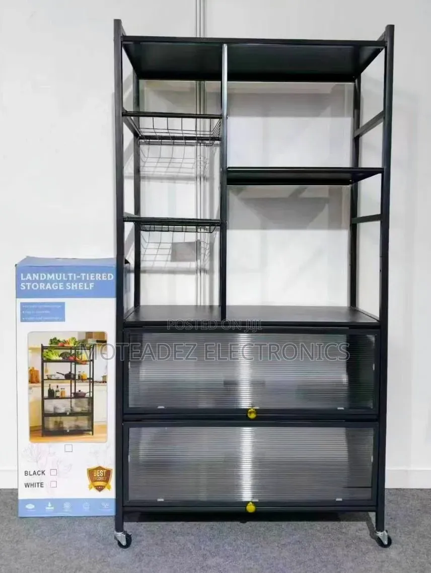 7 Tiers Heavy Duty Steel Multipurpose Storage Shelf/Organiser Rack