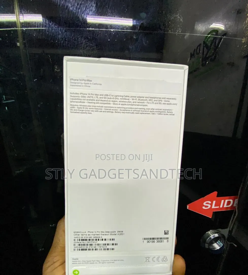 New Apple iPhone 14 Pro Max 256 GB Purple