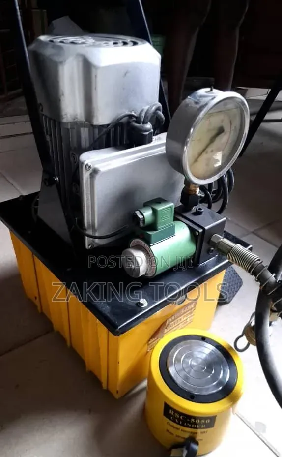 Electric Hydraulic Pump With Cylinder Jack 5050