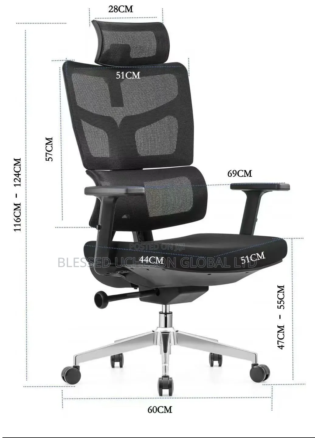 Brand New Office Executive Net Chair