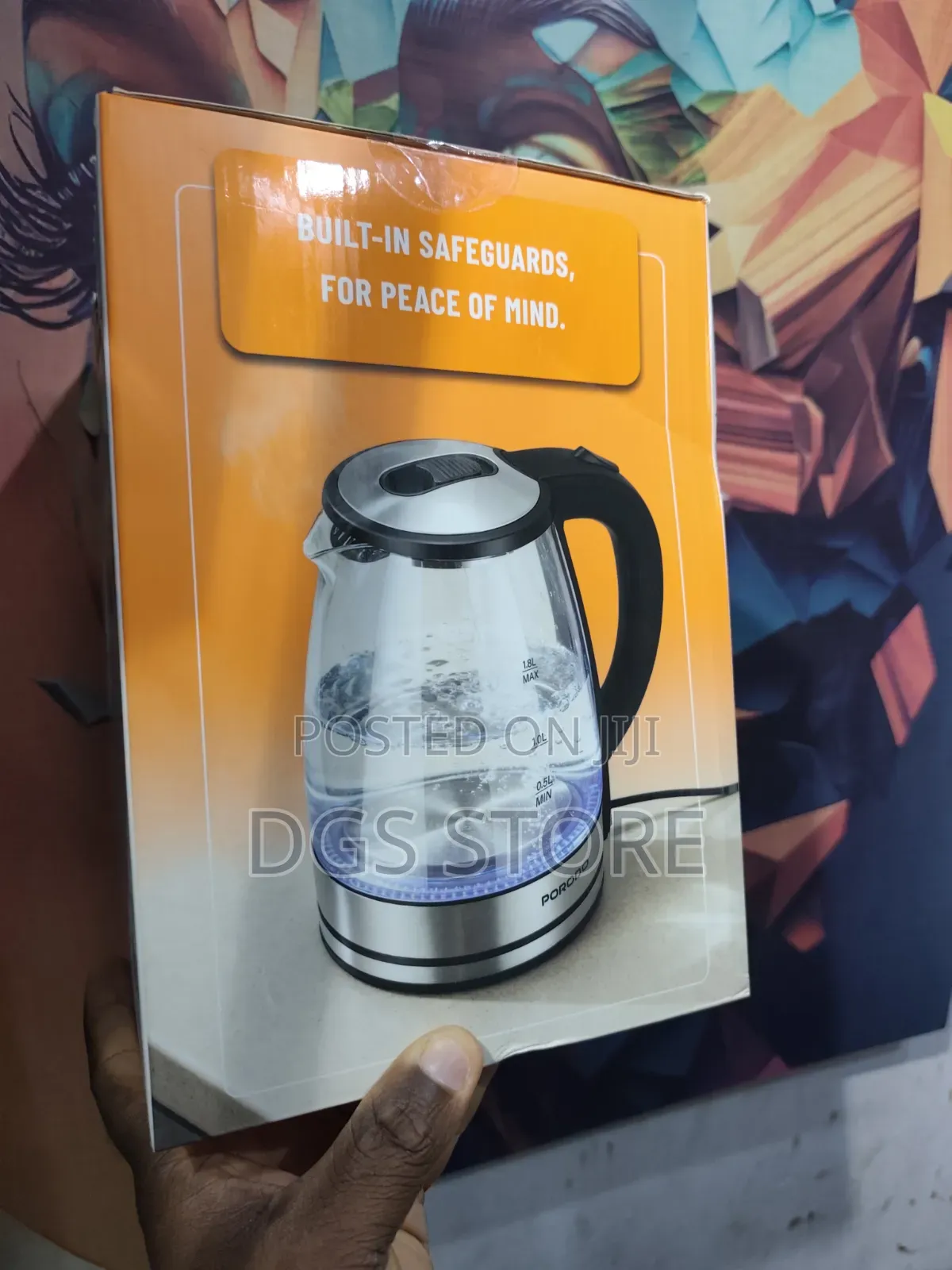 Porodo Pyro T1 Electric Glass Kettle