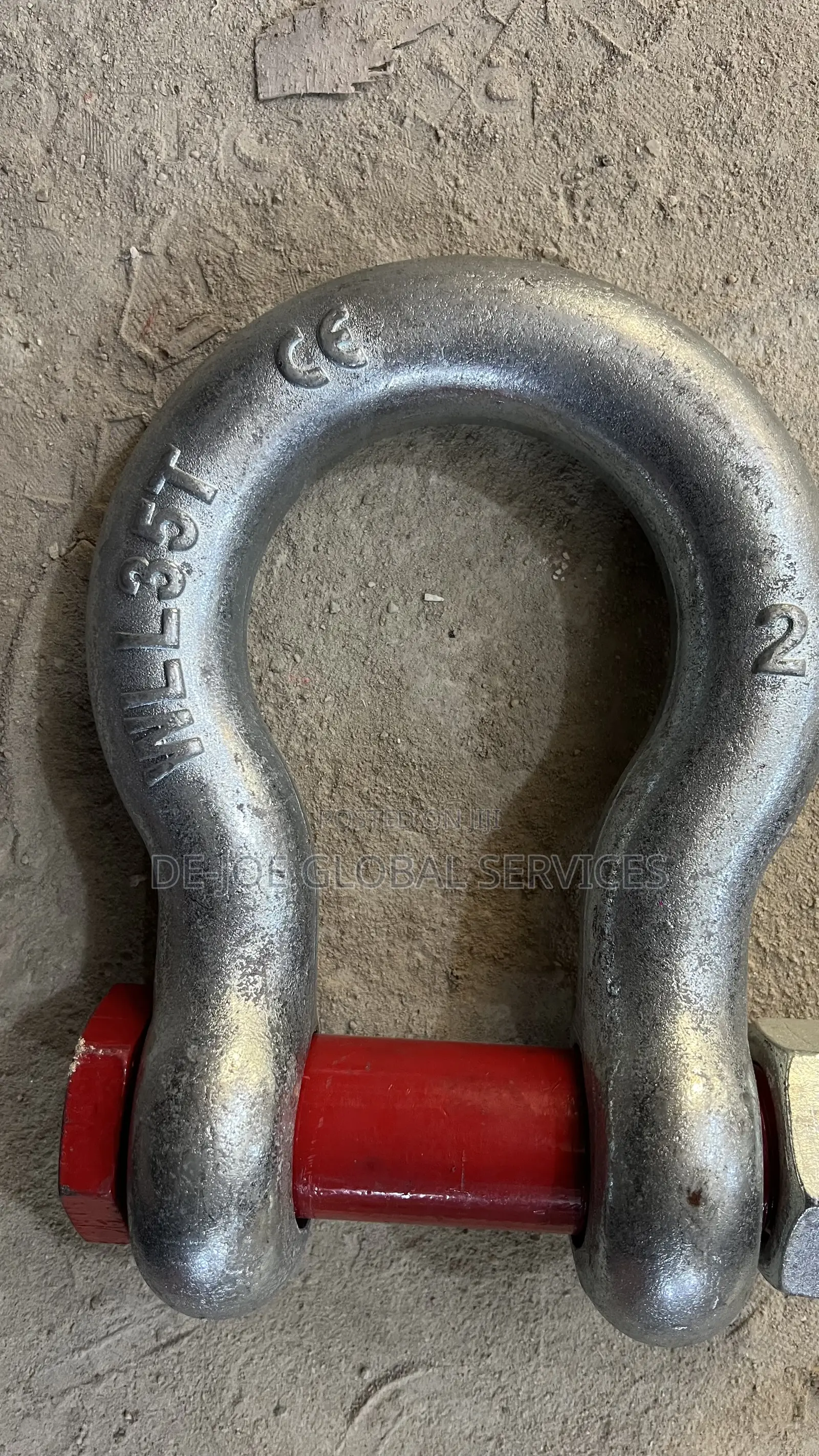 3.5 Ton Bolt Type Anchor Shackle CE Certified Heavy Duty Lifting
