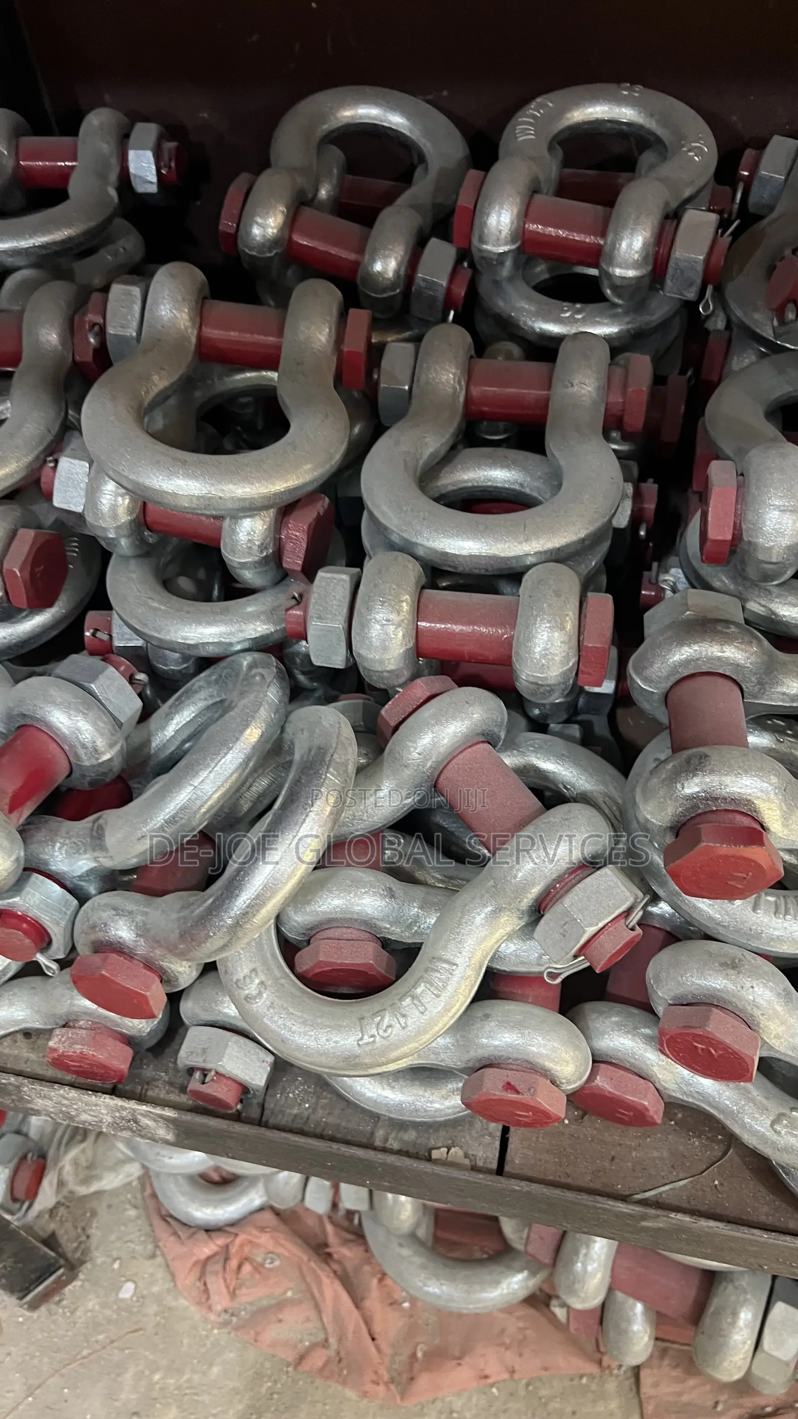 12 Ton Bolt Type Anchor Shackle CE Certified Heavy Duty Lifting