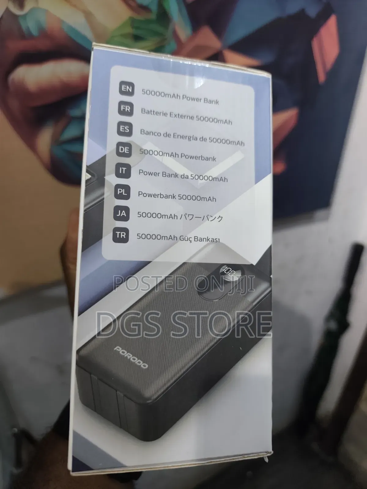 Porodo 50,000mah Power Bank Integrated Cable