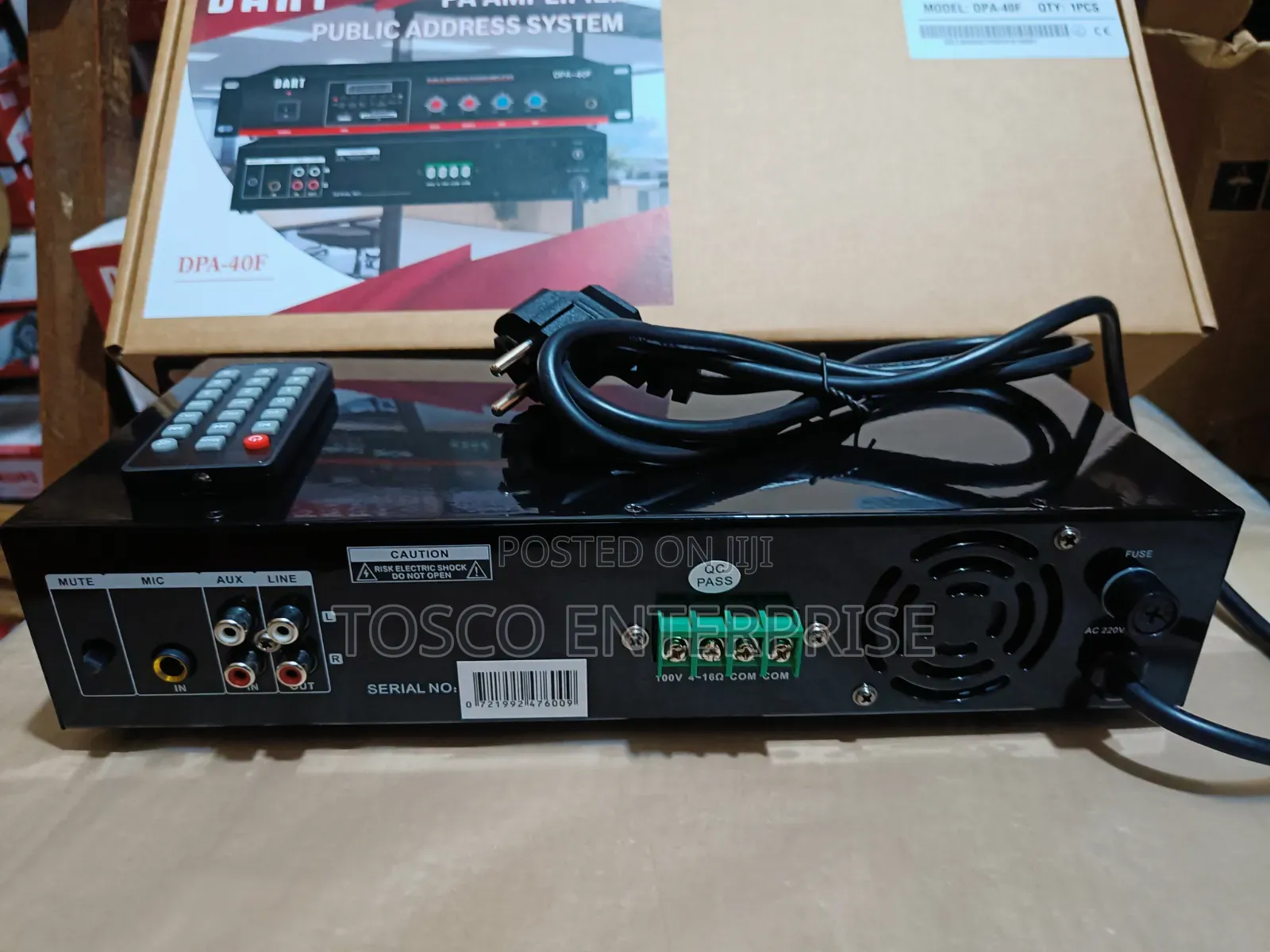 Dart Table Top Amplifier 40w 2way(DPA40F)