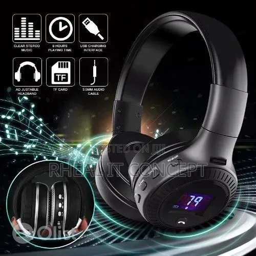 Zealot B19 LCD Display Bluetooth Headset With TF Card and FM Radio