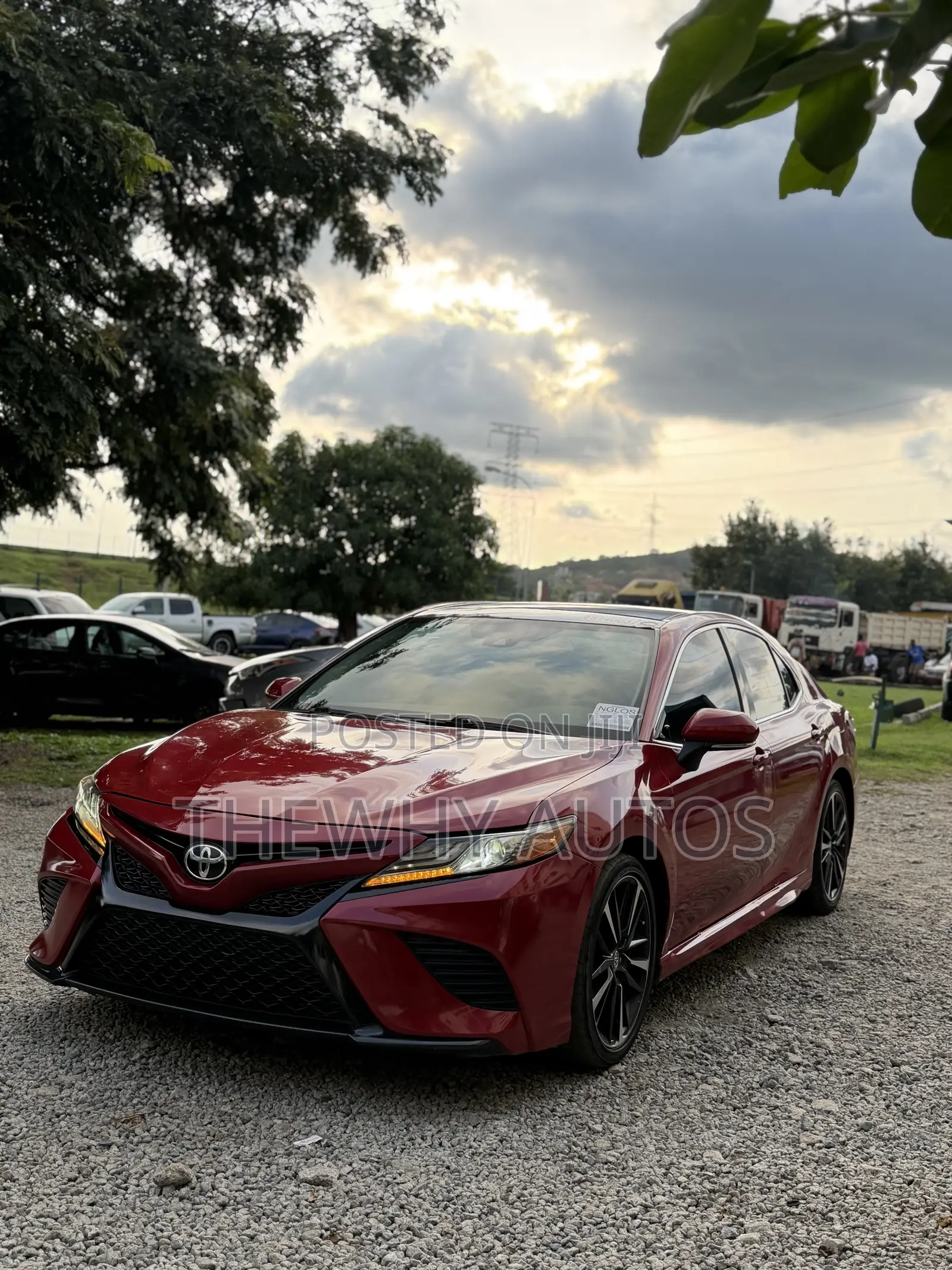 Toyota Camry XSE (2.5L 4cyl 8A) 2019 Red