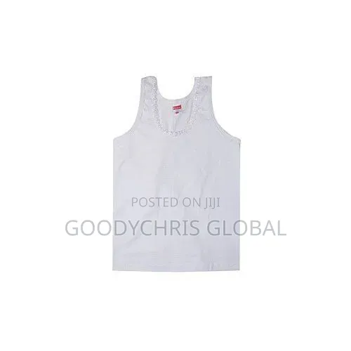 Boys Vest 3 Pieces Singlet for Teenage Boys White