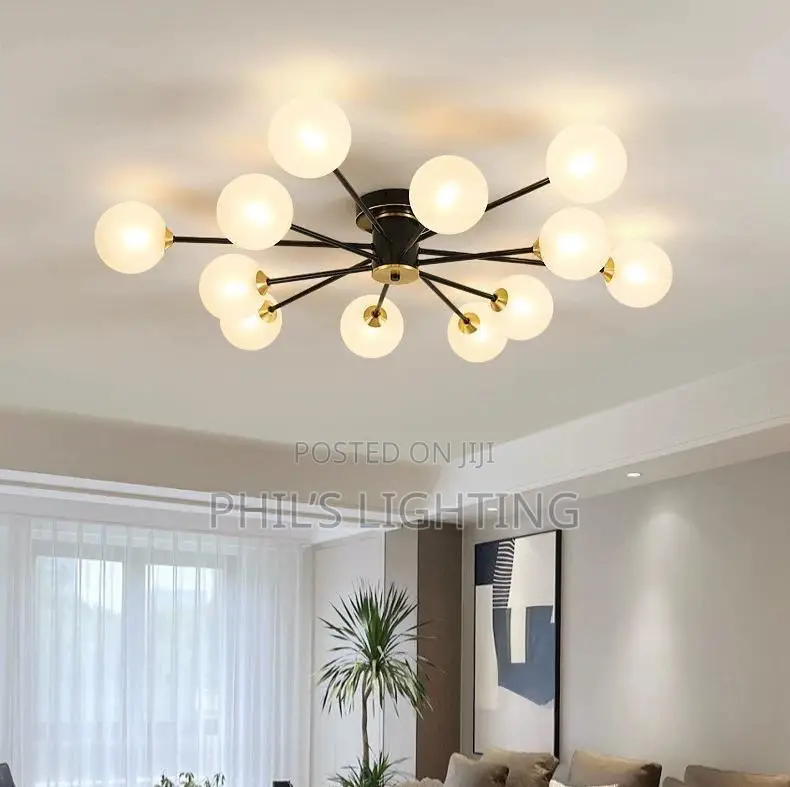 Industrial Ceiling Lights Nordic LED Glass