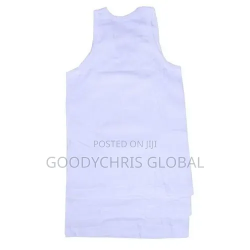 Boys Vest 3 Pieces Singlet for Teenage Boys White