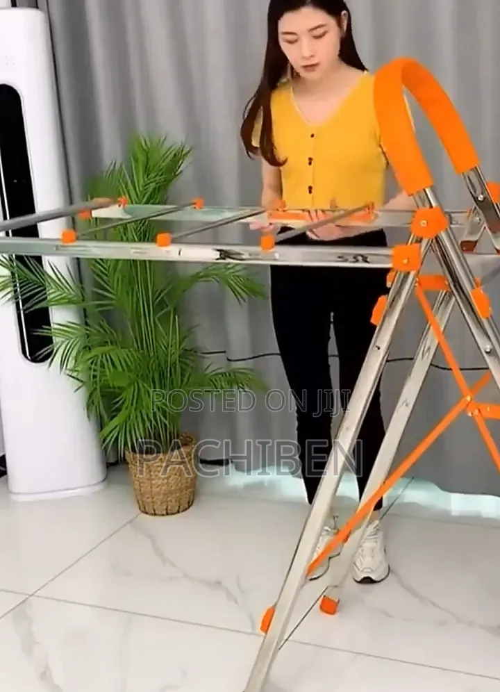 Stainless Ladder and Clothes Hanger