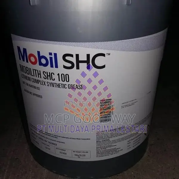 Mobil SHC Mobilith SCH 100 Lithium Complex Synthetic Grease