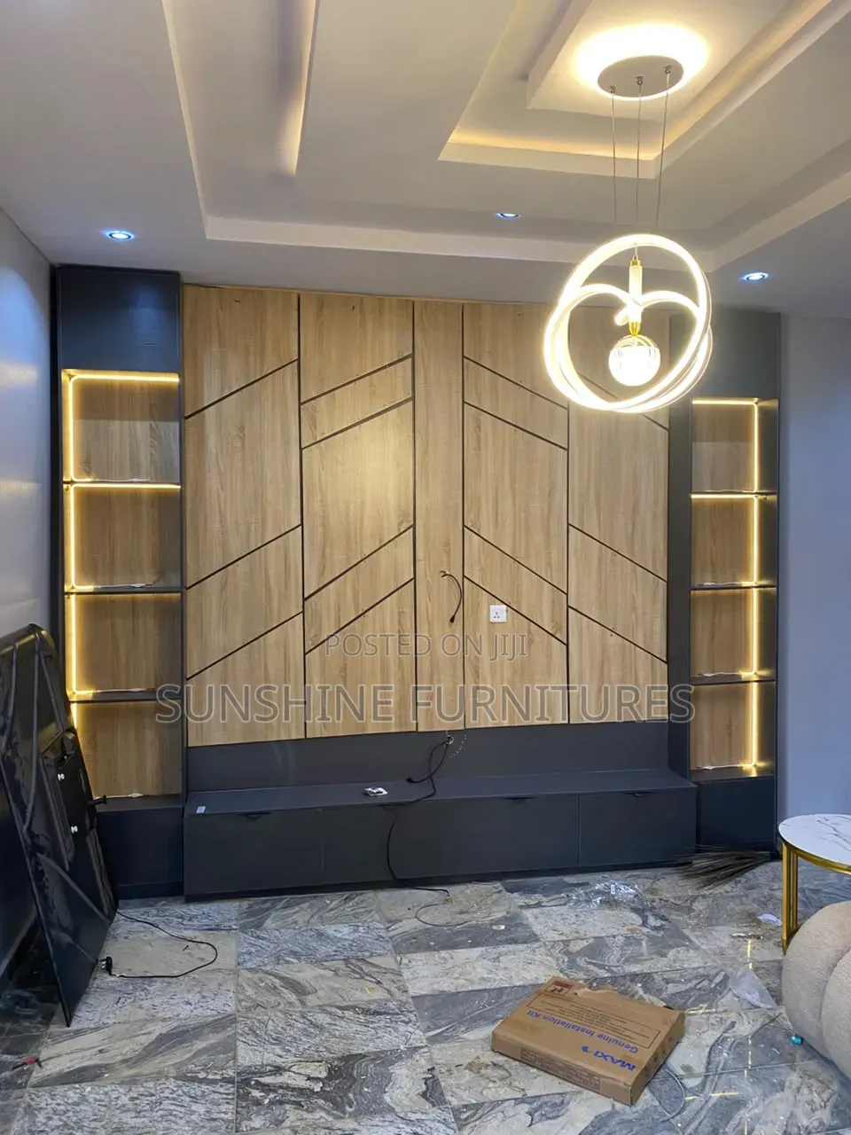 Modern TV Console Design 9ft/9ft