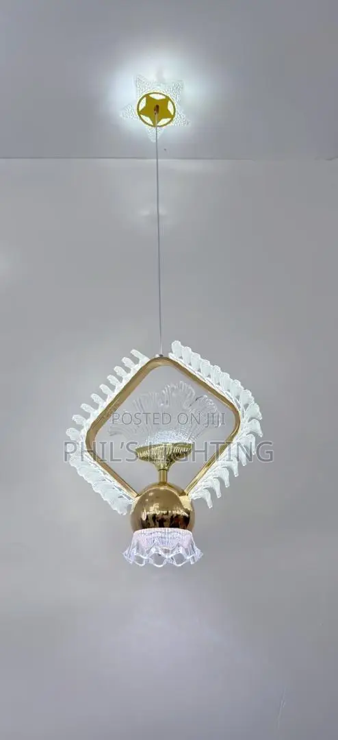 Nordic Modern Glass Pendant Light Copper