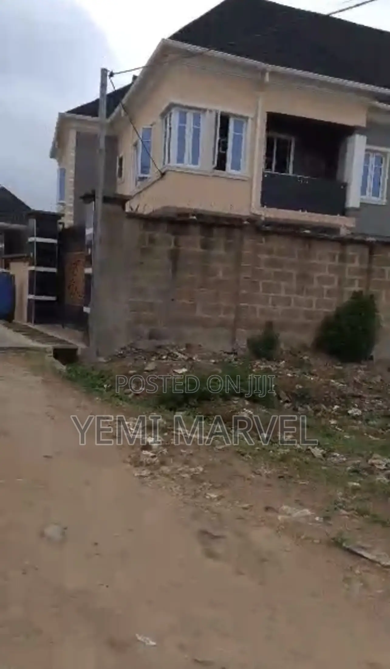 593sqm of Land With 2units of Uncompleted 2bed at the Back of Bolad