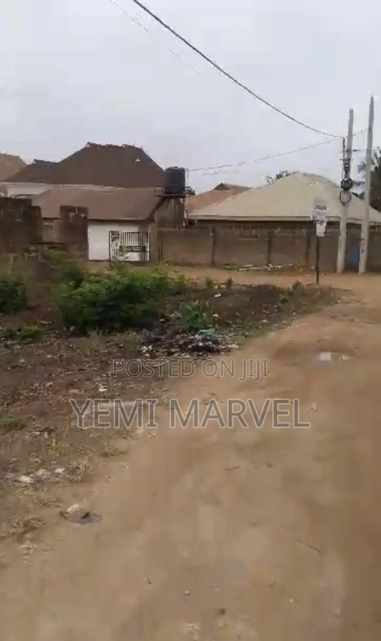593sqm of Land With 2units of Uncompleted 2bed at the Back of Bolad