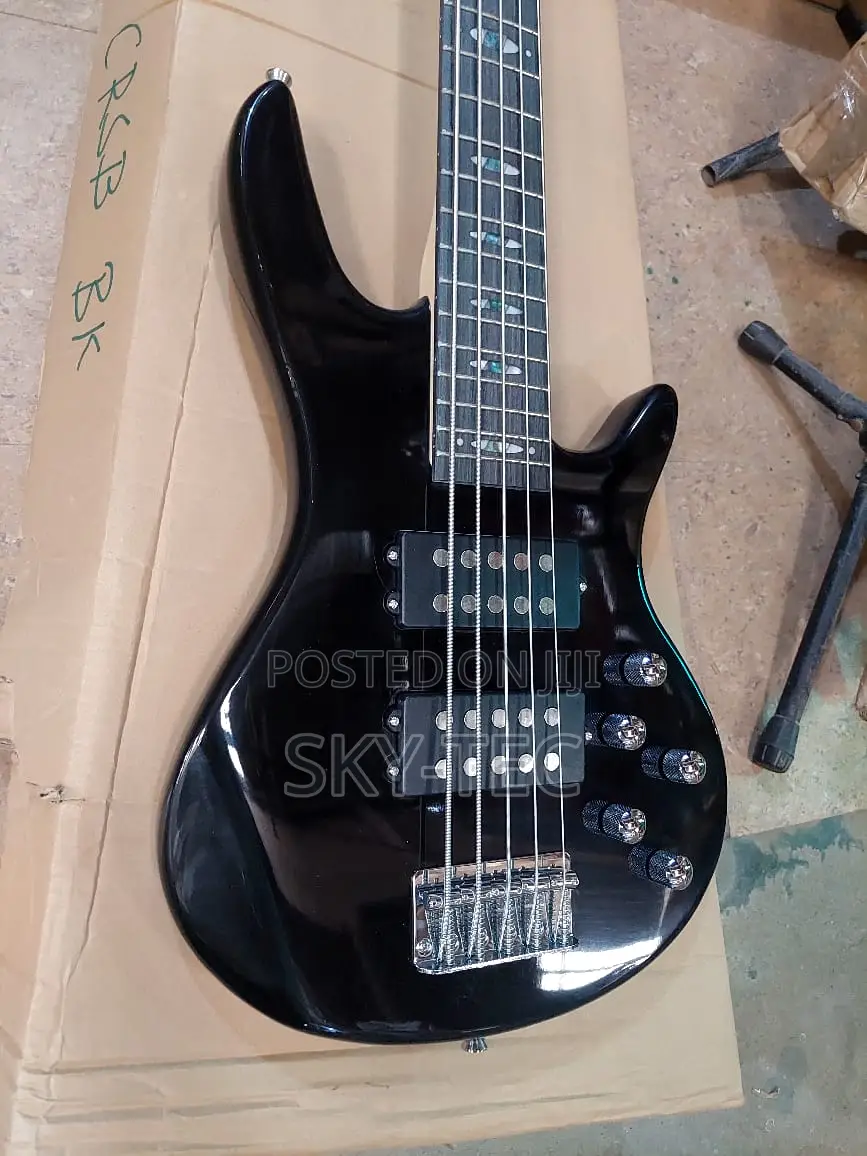 Original Professional Ibanez 5-Strings Bass Guitar Passive