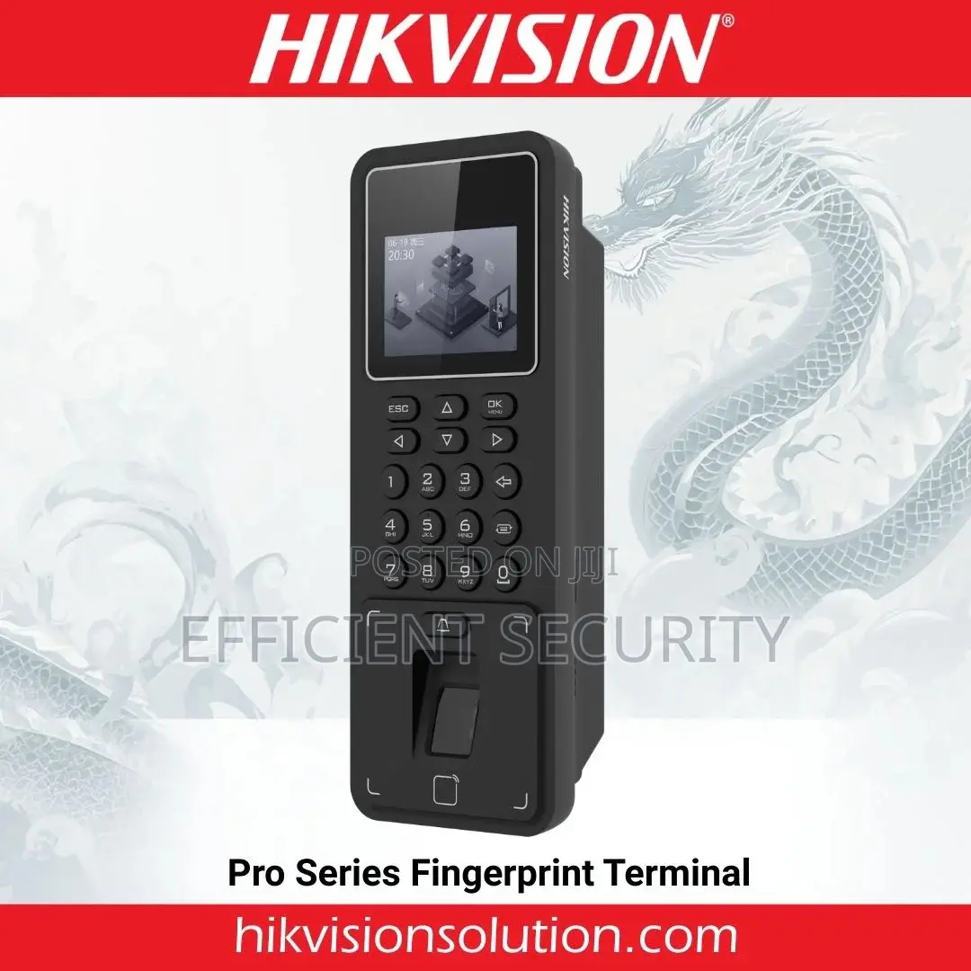Hikvision Fingerprint Access Control Terminal – DS-K1T808MFWX-B