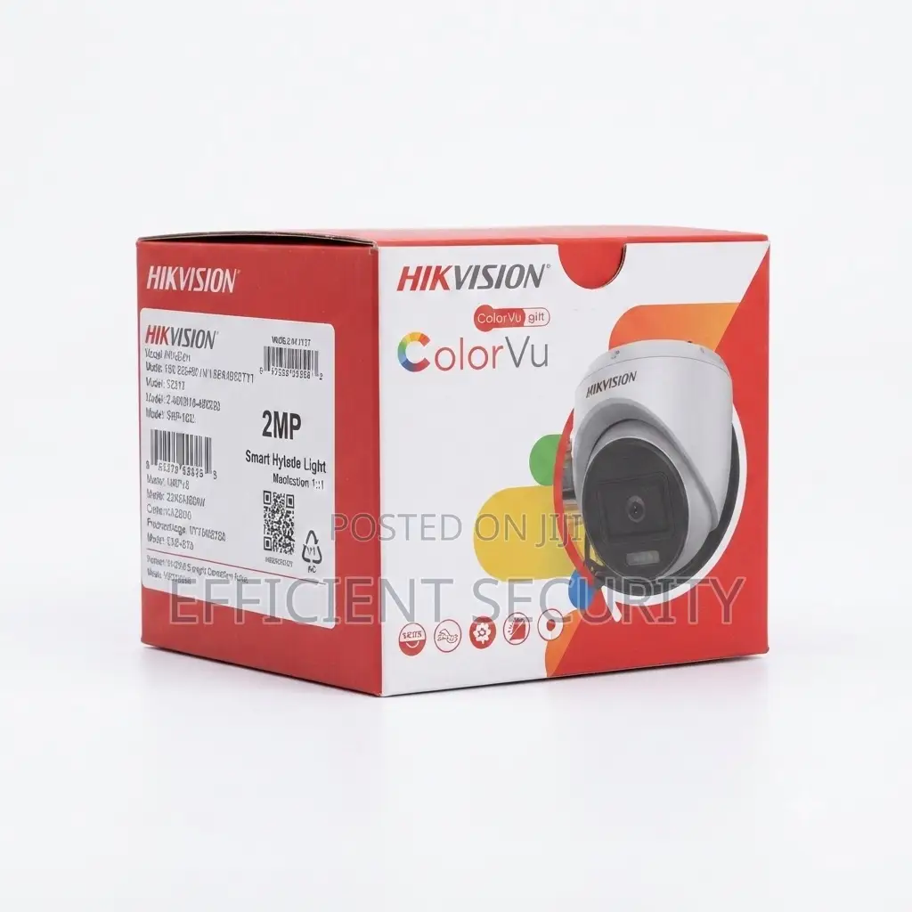Hikvision 2MP Smart Hybrid Light Turret Camera DS2CE70DF0TLPFS (2.8mm)