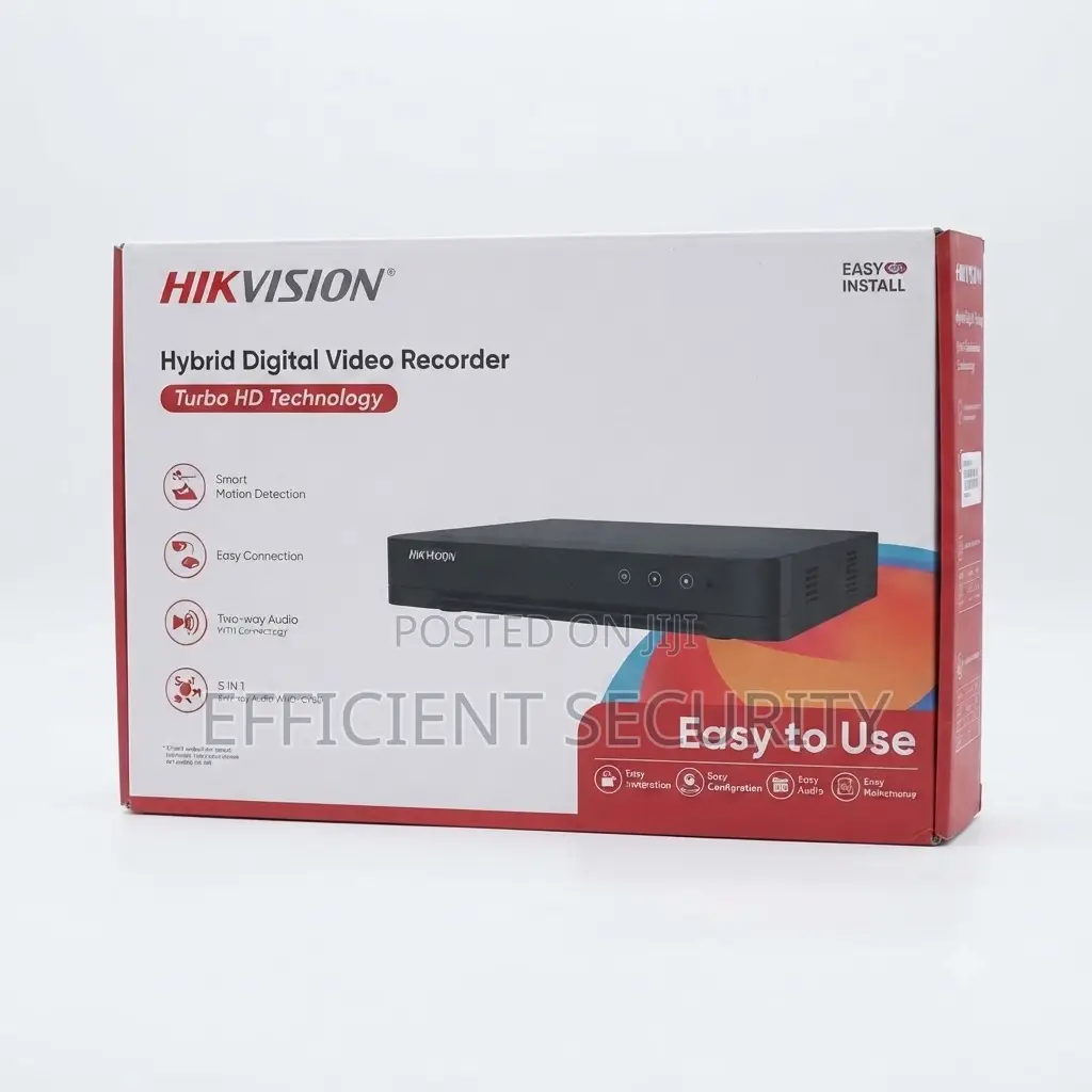 Hikvision 8-Channel Turbo HD DVR With Two-Way Audio – DS-7208HGHI-M1/T