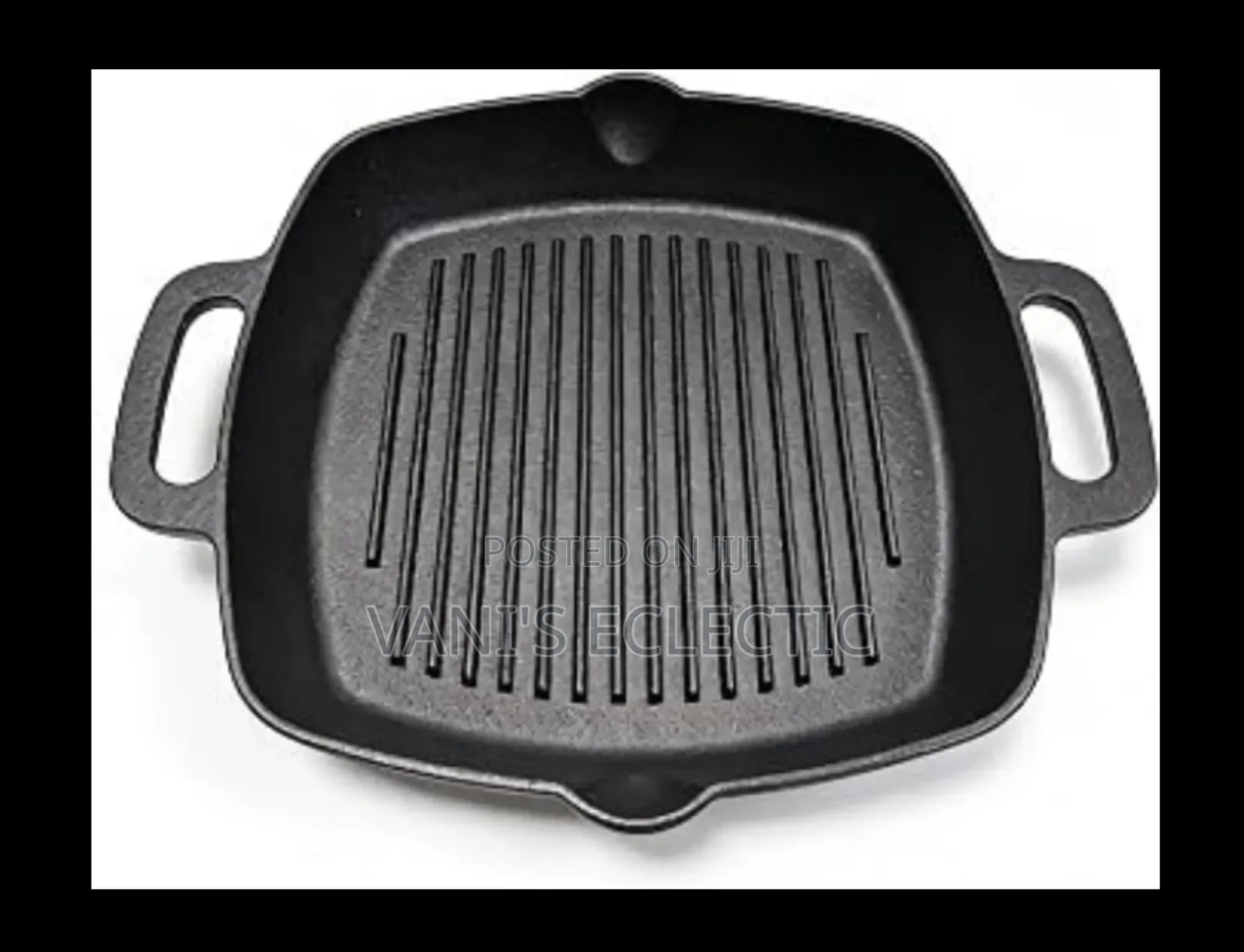 Wellmes Cast Iron Square Grill Pan