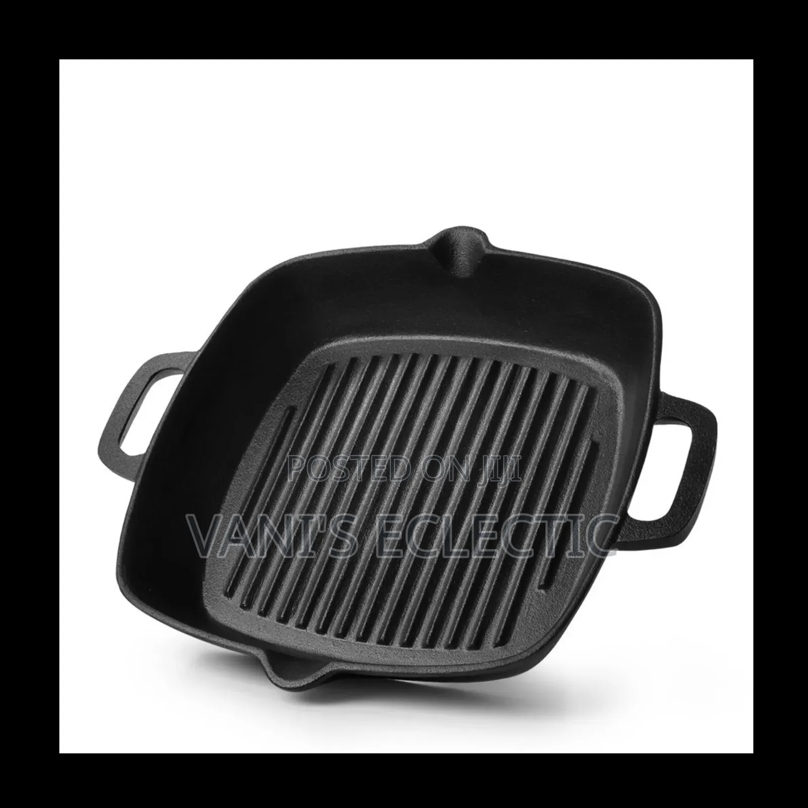 Wellmes Cast Iron Square Grill Pan