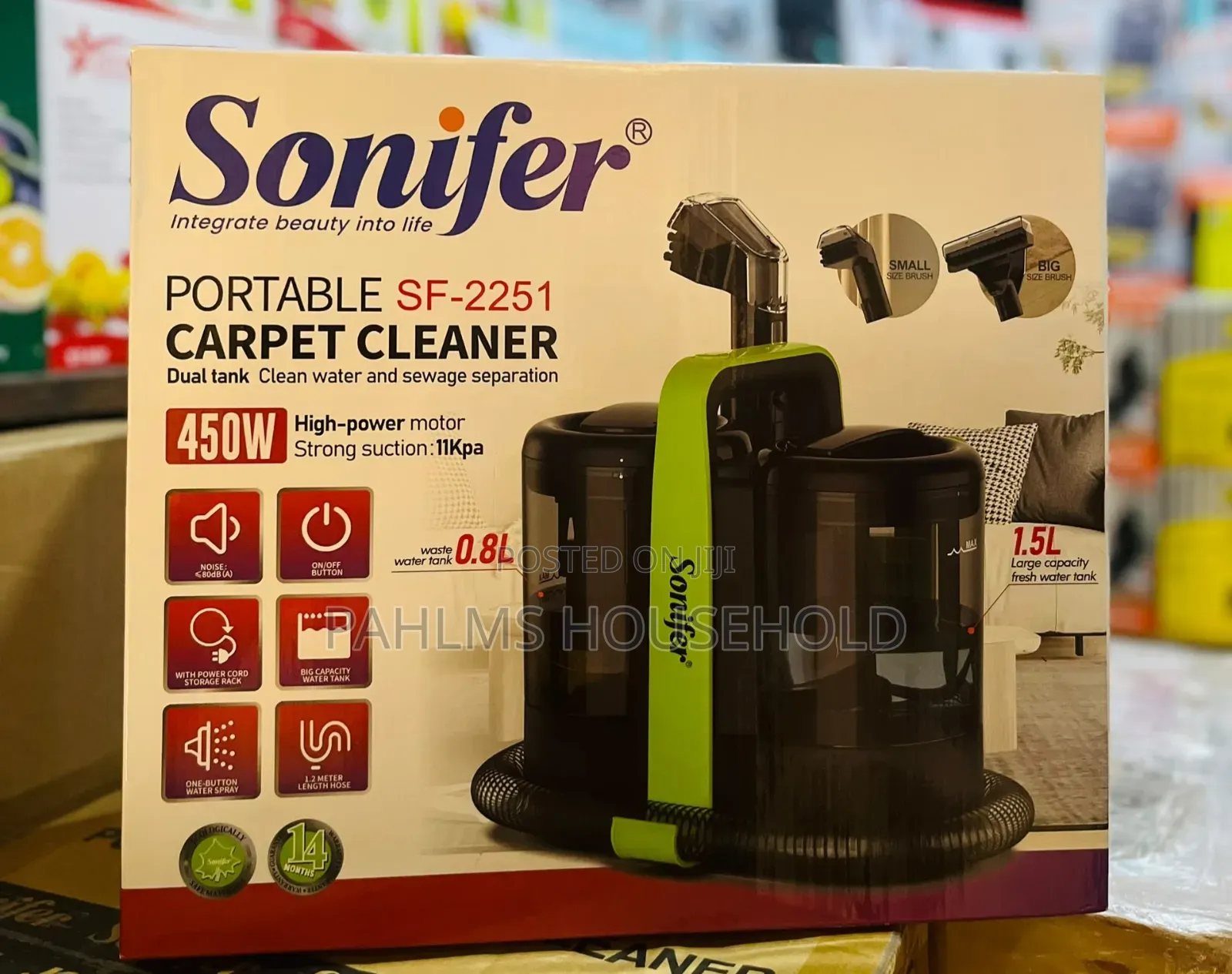 Sonifer Super Suction Spot|upholstery Cleaner