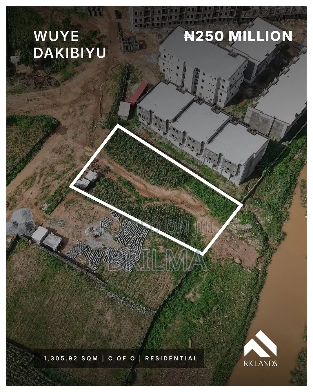 1,305 SQM of Land in Wuye (Dakibiyu) for Sale