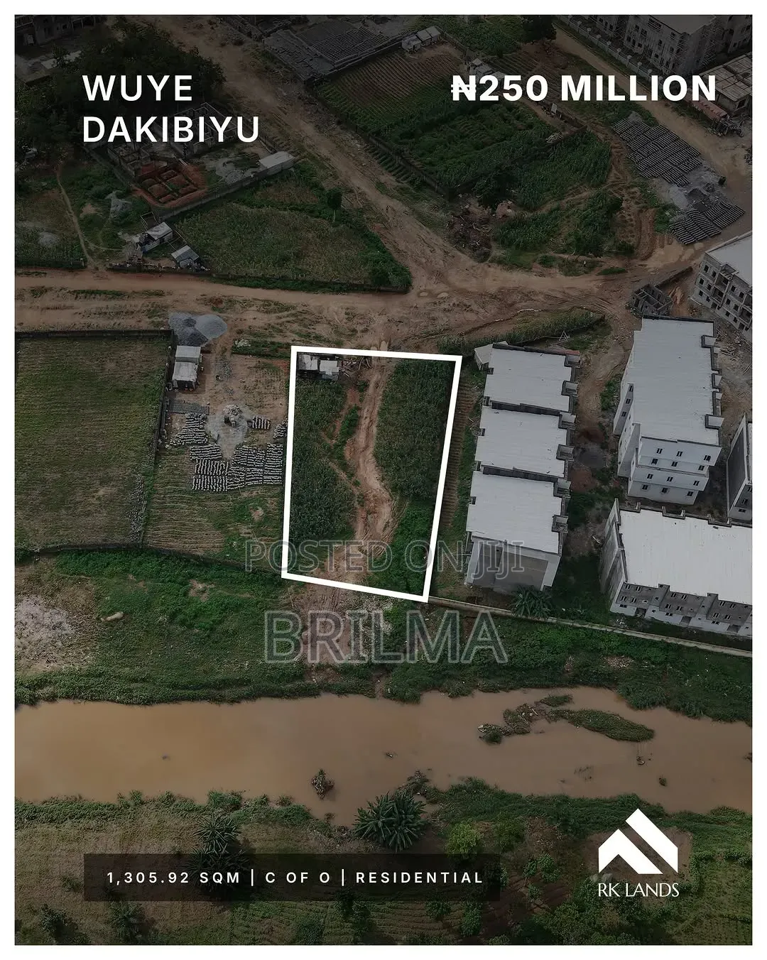 1,305 SQM of Land in Wuye (Dakibiyu) for Sale