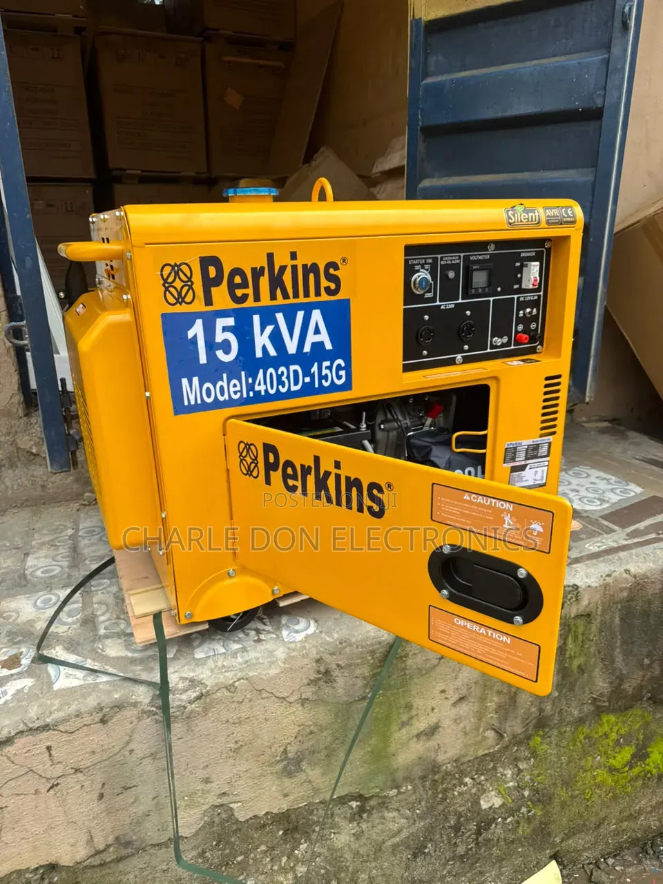 Experience Reliable Power With Perkins 15kVA Diesel Generator