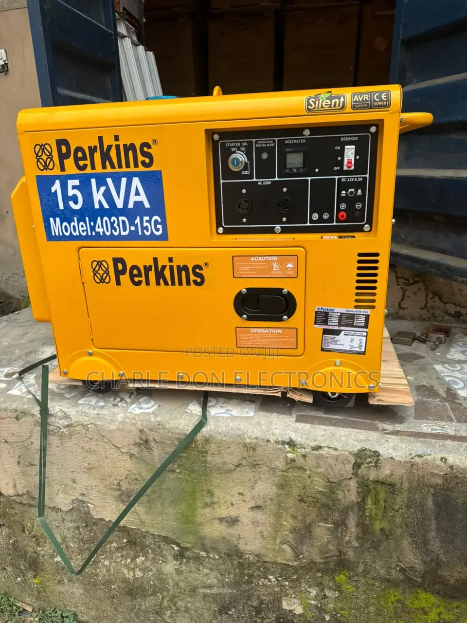 Experience Reliable Power With Perkins 15kVA Diesel Generator