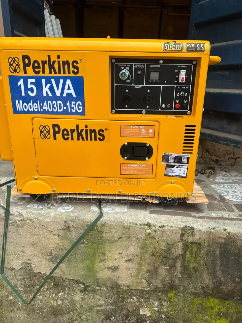 Original Perkins 15kVA Diesel Generator – Performance You Can Trust