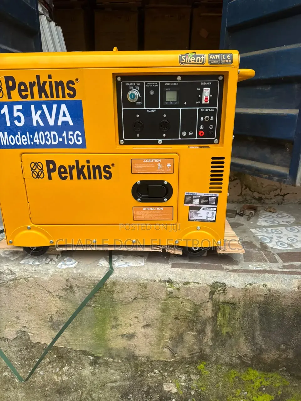 Original Perkins 15kVA Diesel Generator – Performance You Can Trust