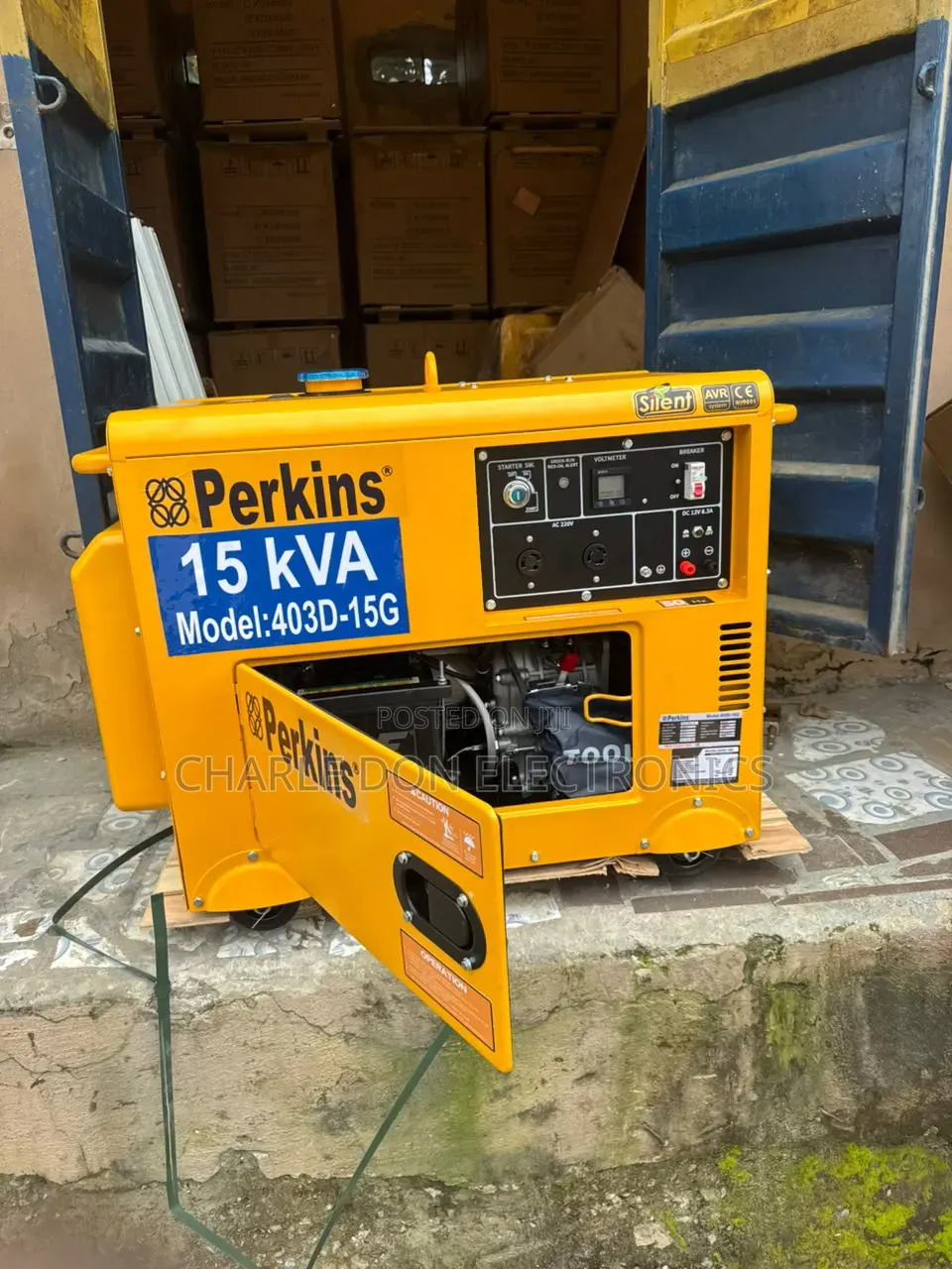 Perkins 15kVA Diesel Generator – Strong Engine, Silent Operation