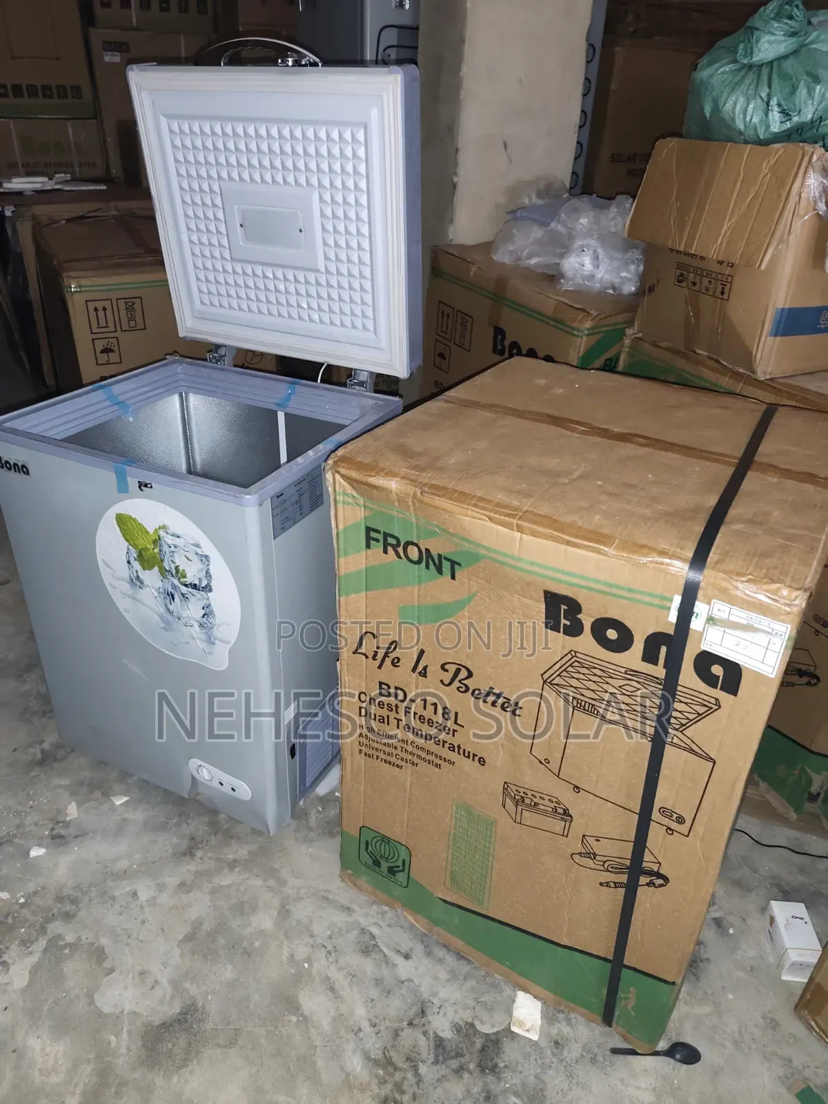 118L Bona Solar Freezer – Ideal for Shops Homes