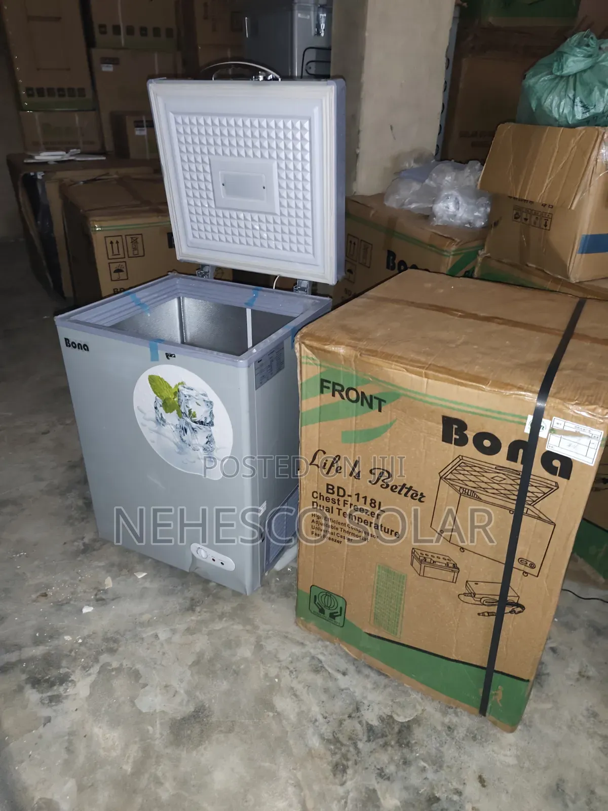 Upgrade Your Kitchen With Bona 118L Solar Freezer