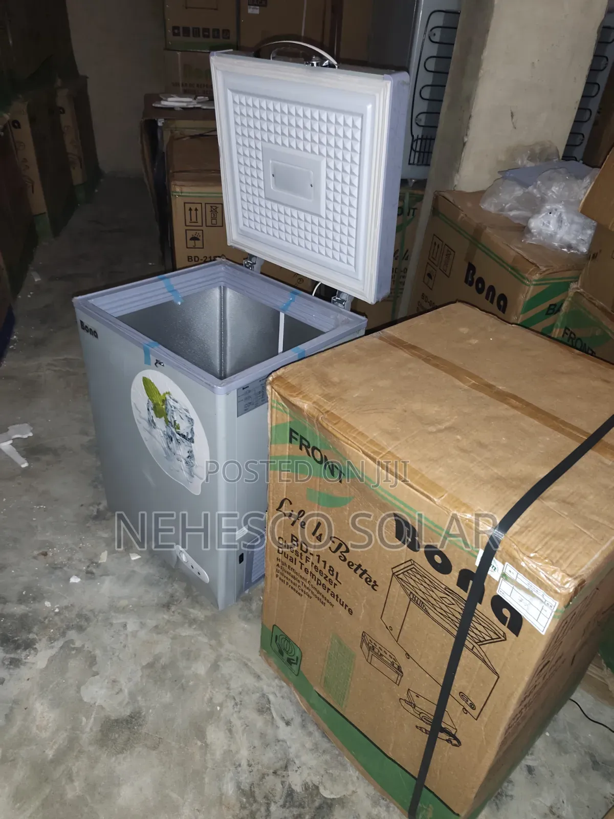 Never Worry About Blackouts Again – Bona 118L Solar Freezer
