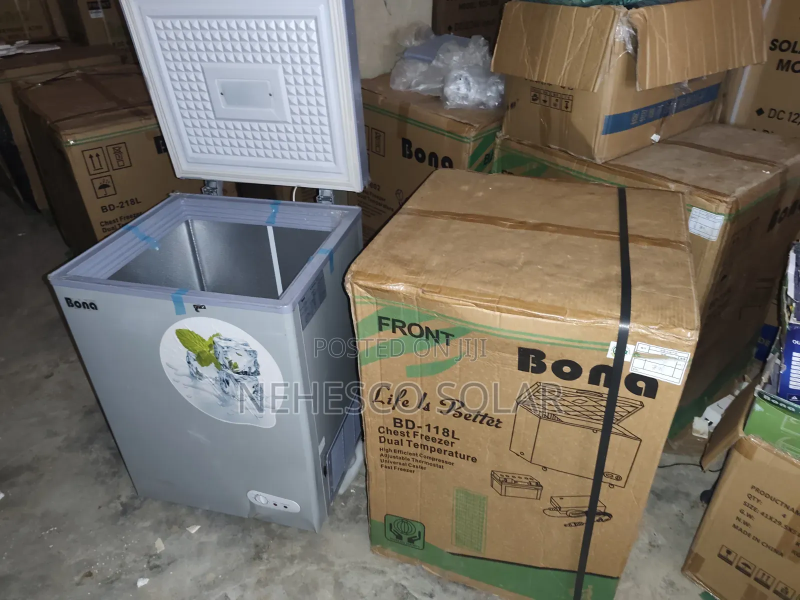 Never Worry About Blackouts Again – Bona 118L Solar Freezer