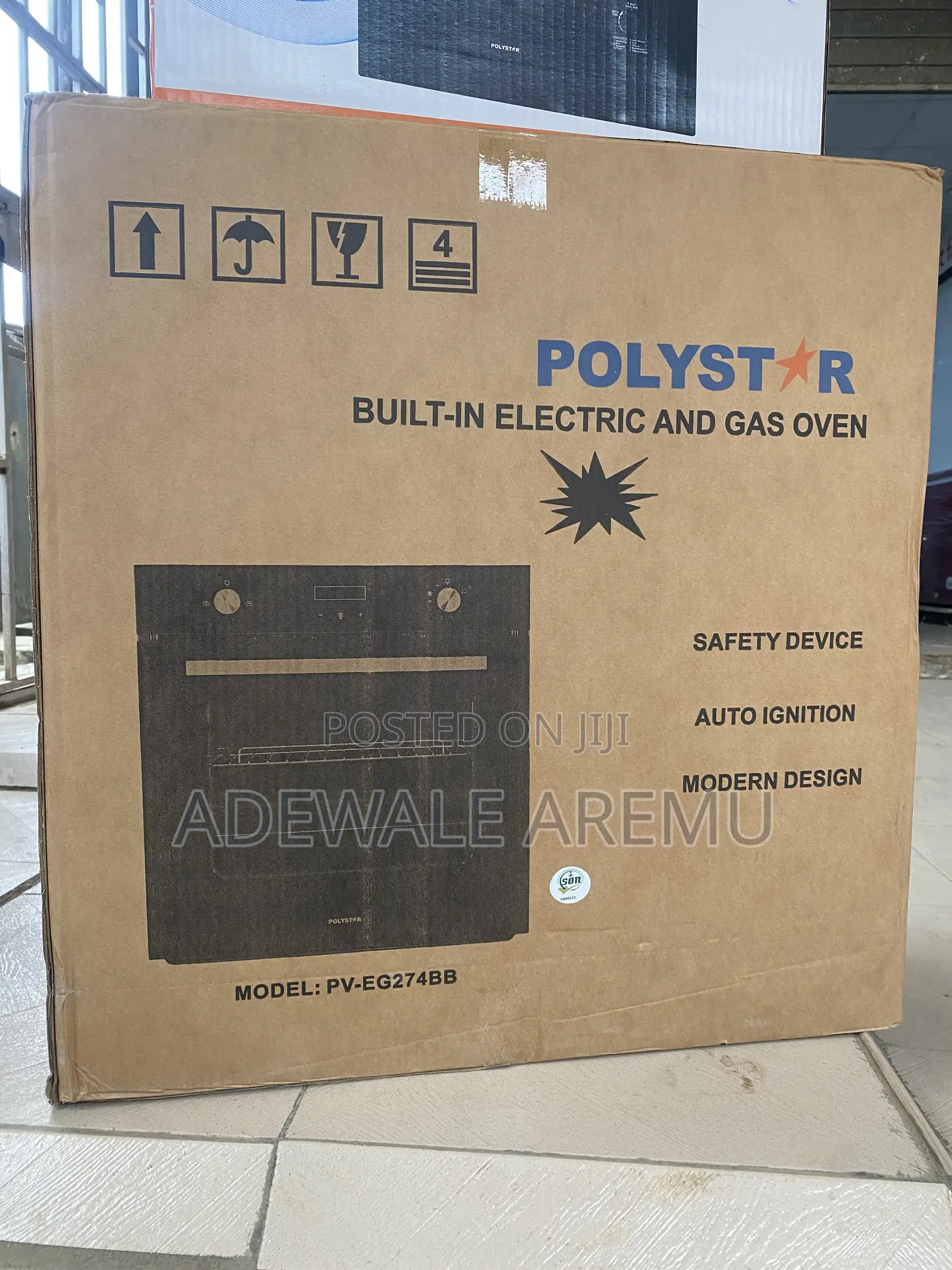 Polystar Built-in Electric and Gas Oven