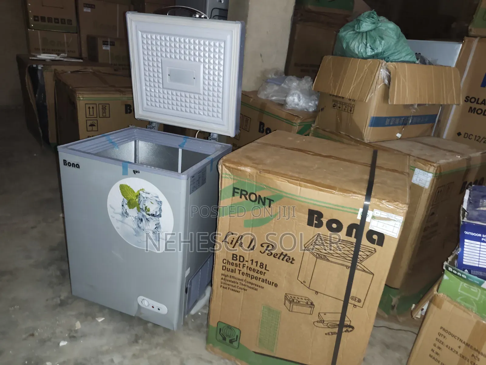 Bona AC/DC Solar Freezer – Smart Cooling Solution