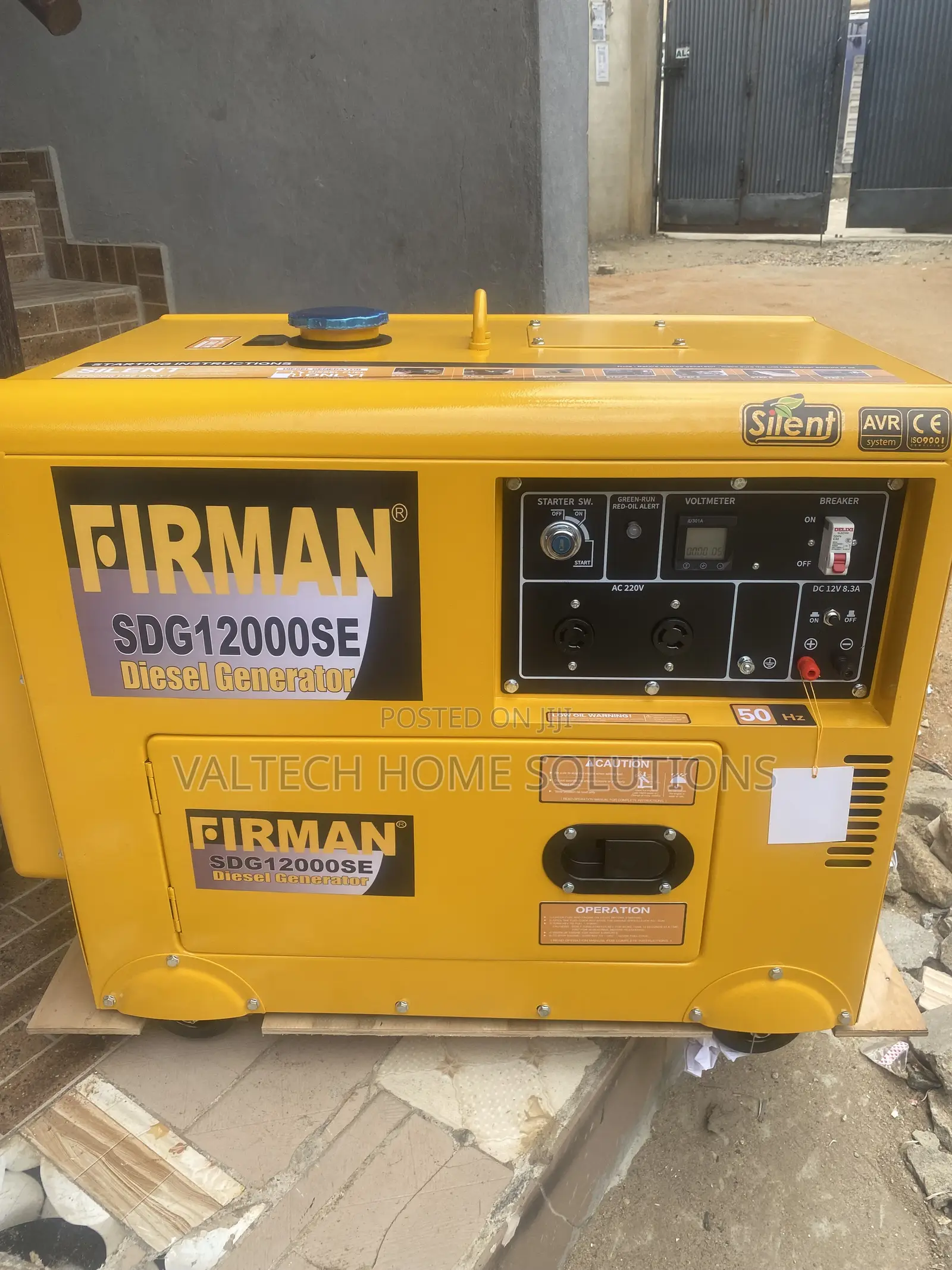 Original 12.5kva Fireman Soundproof Diesel Generator