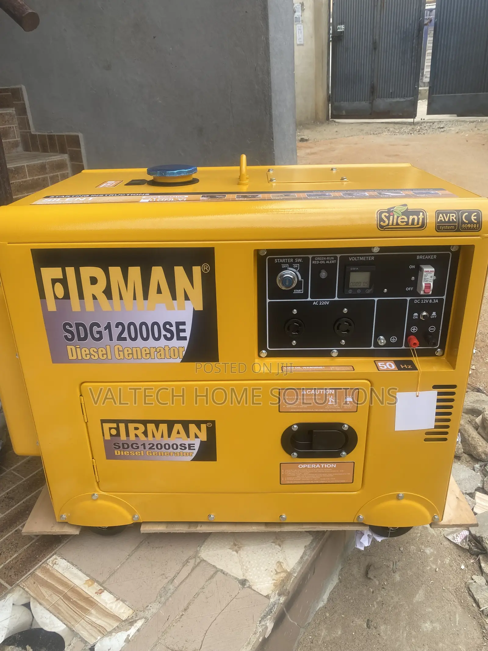Original 12.5kva Fireman Soundproof Diesel Generator