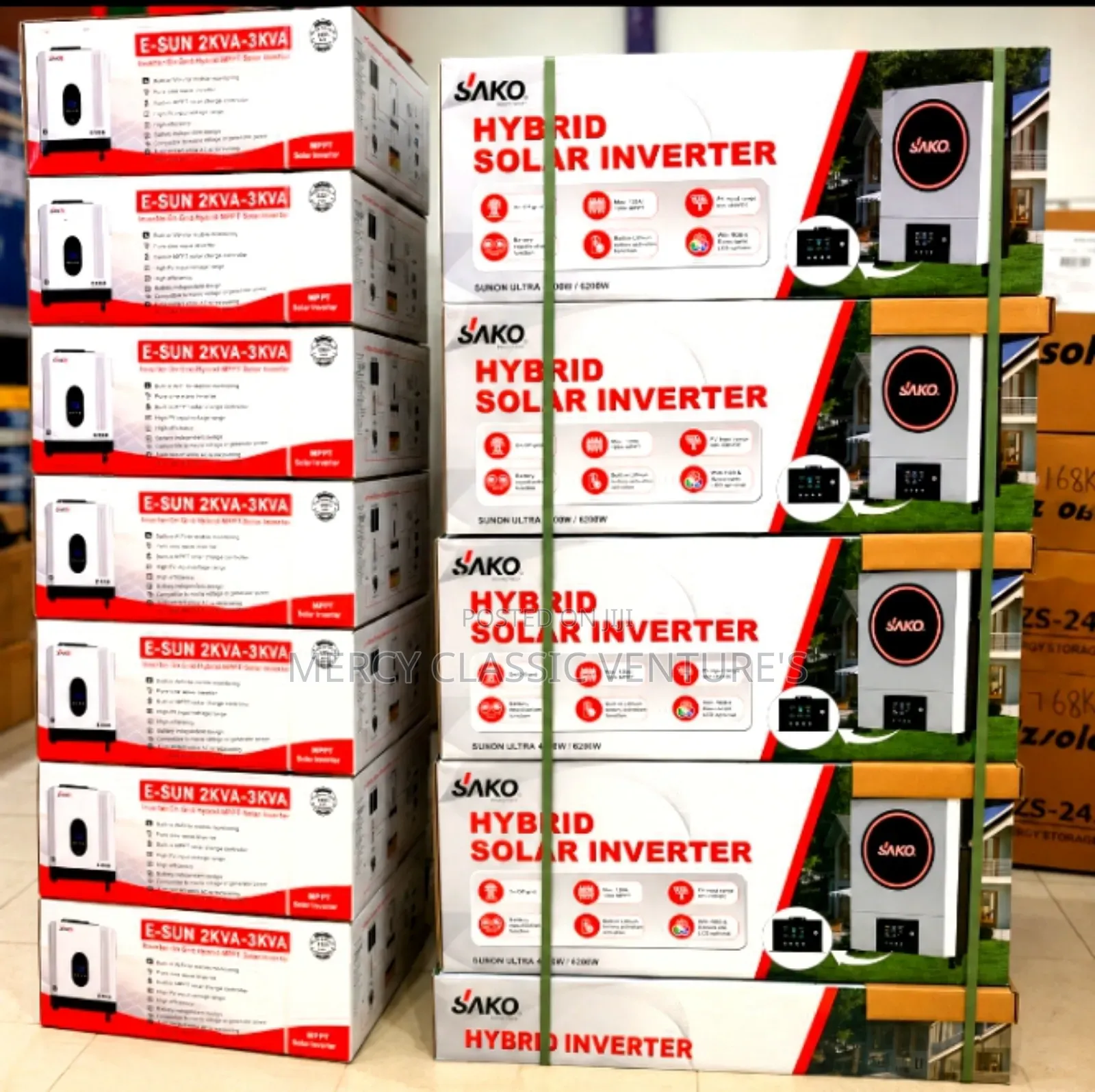 SAKO 6.2kW/6.2Kva 48V Hybrid Solar Inverter With Dual MPPT WiFi Suport