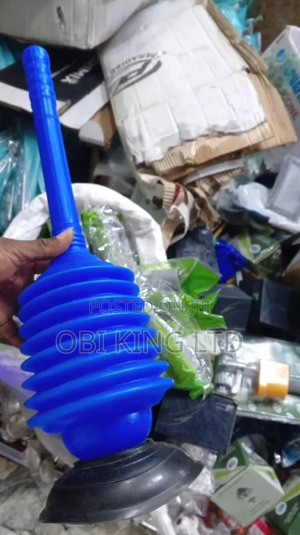 Toilet Plungers (Also Called Drain Plungers).