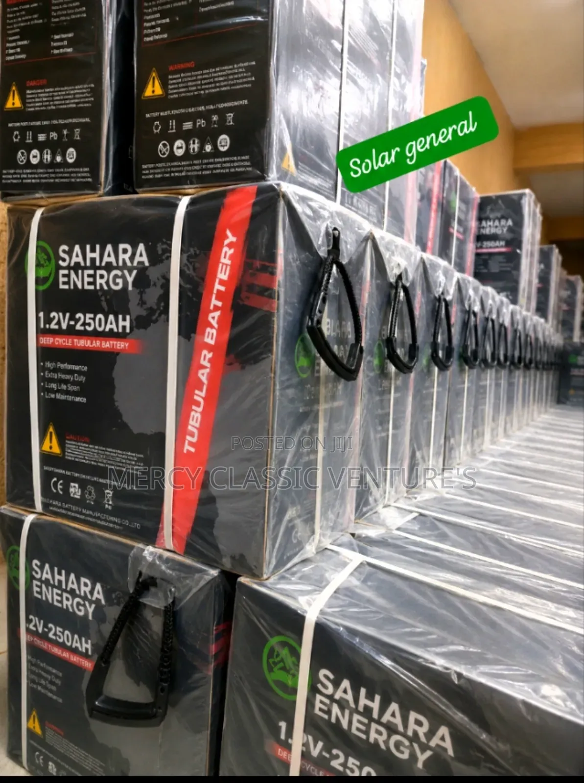 Sahara Energy 12V 250Ah Deep Cycle Tubular Solar Battery