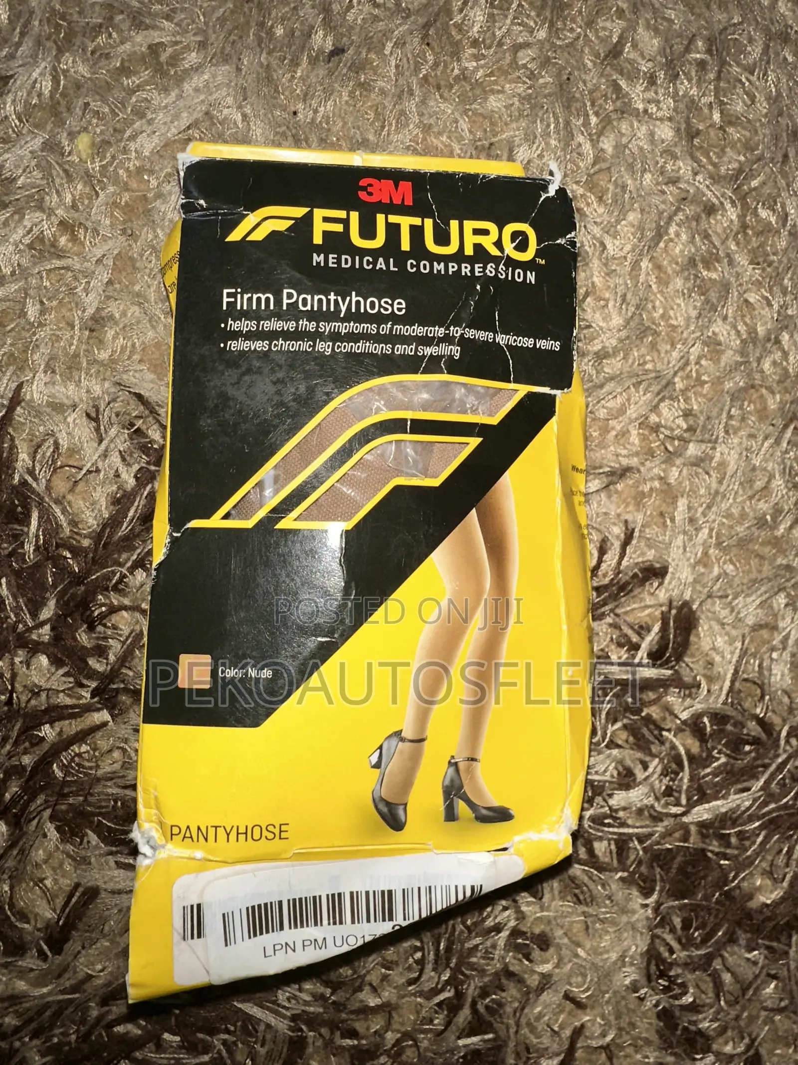 3M FUTURO Medical Compression Firm Pantyhose for Women in Nude Color.