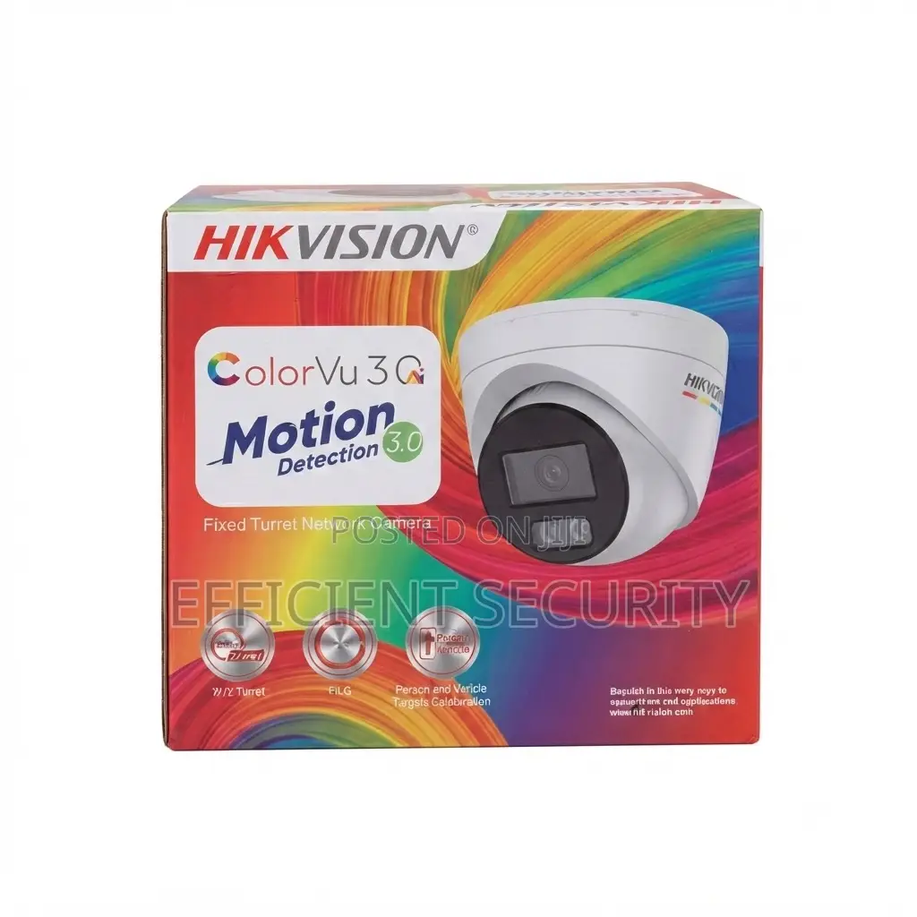 Hikvision 4MP ColorVu 3.0 Fixed Turret DS-2CD1347G3-LIU (2.8mm)